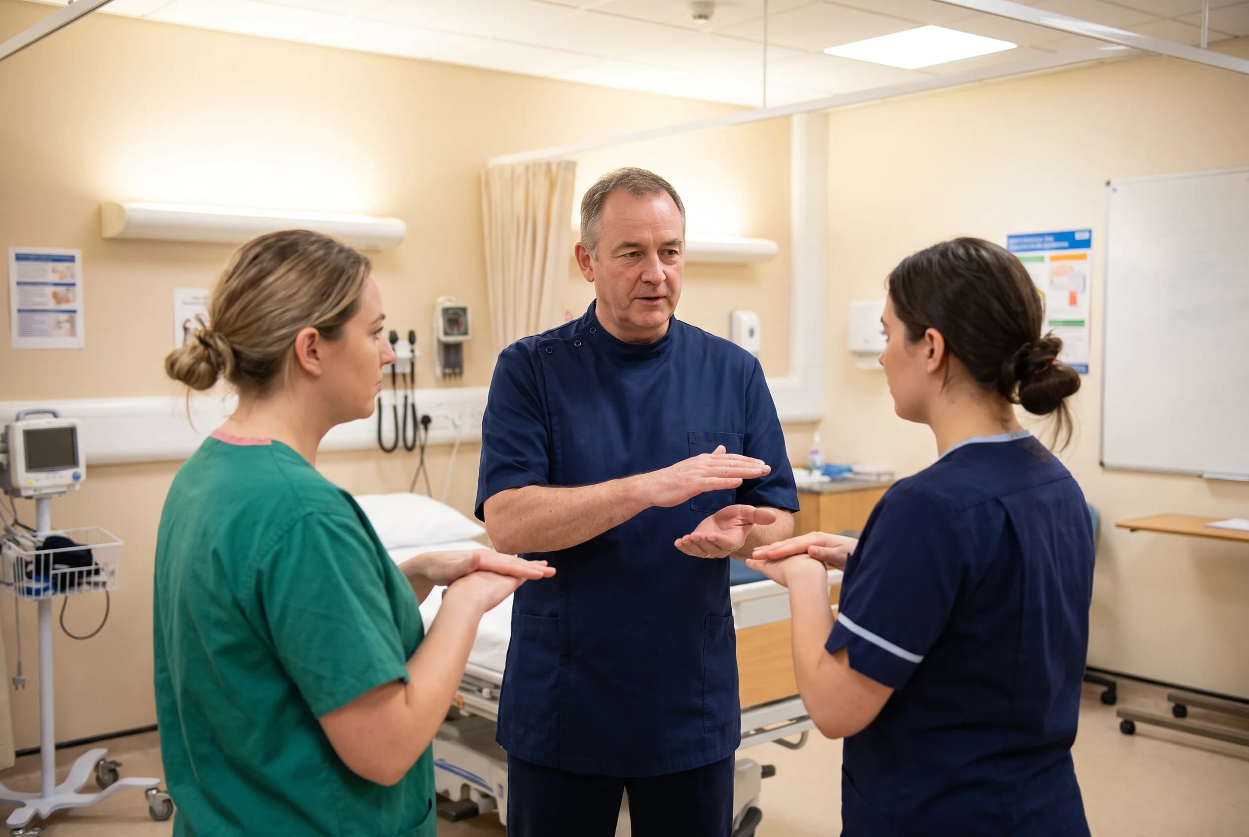 Healthcare professionals in PMVA training workshop