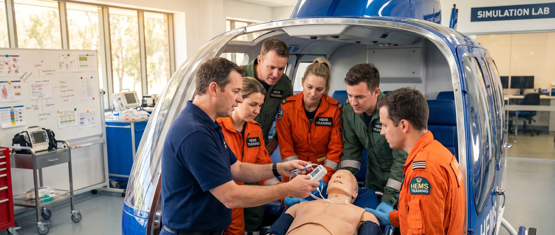 HEMS training session